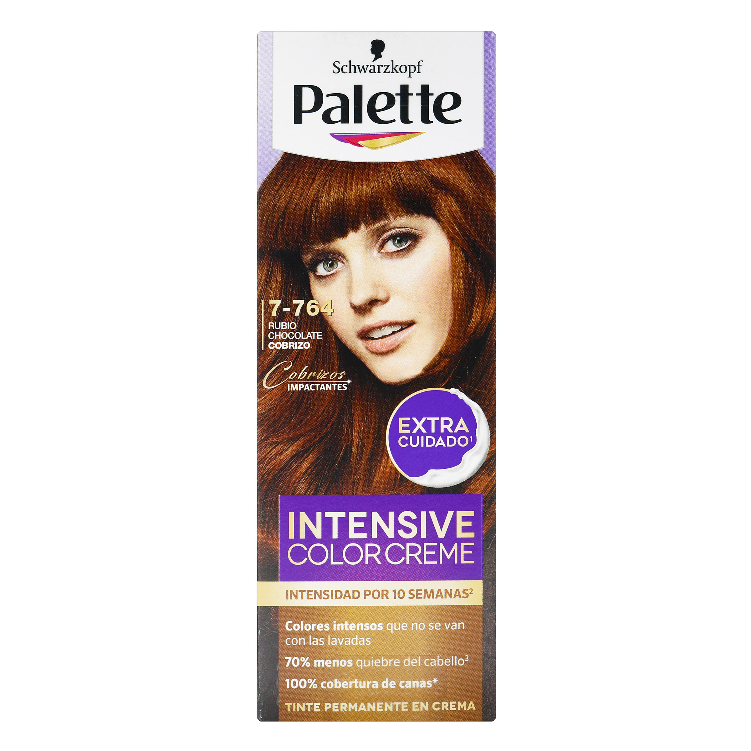 Palette Creme Tubo 7-764 Rubio Chocolate Cobrizo