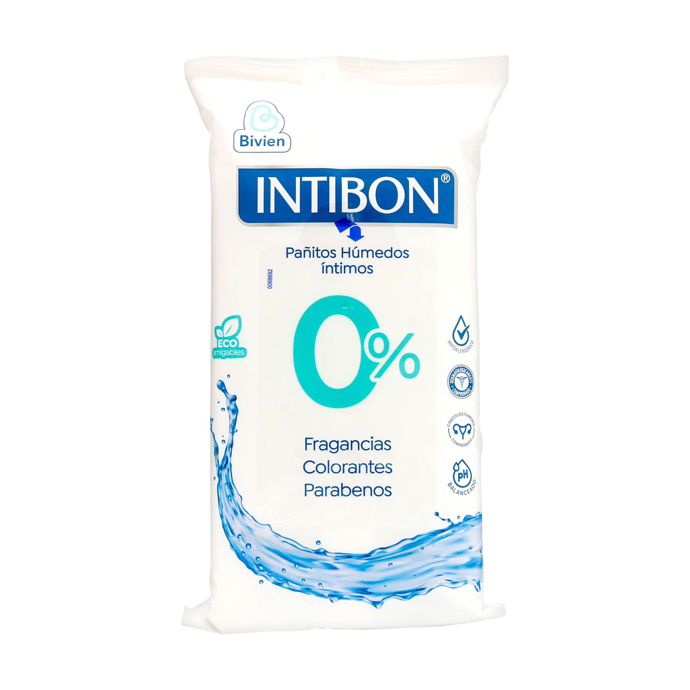 Pañitos Humedos Intimos Intibon 0%