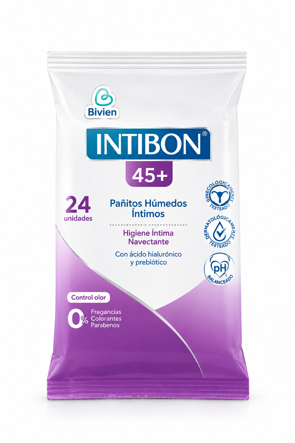 Pañitos Humedos Intimos Intibon 45+