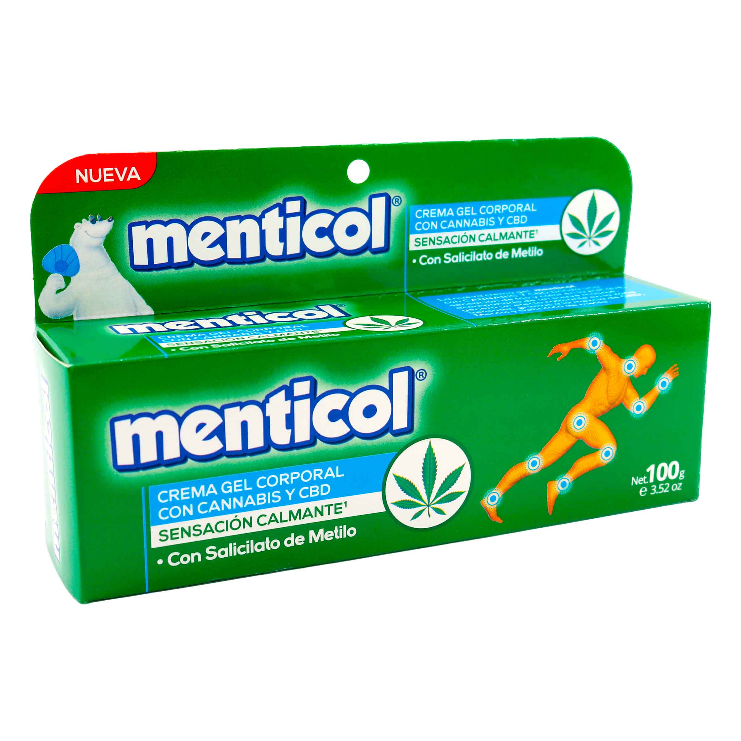 Crema Gel Menticol Corporal Cannabis