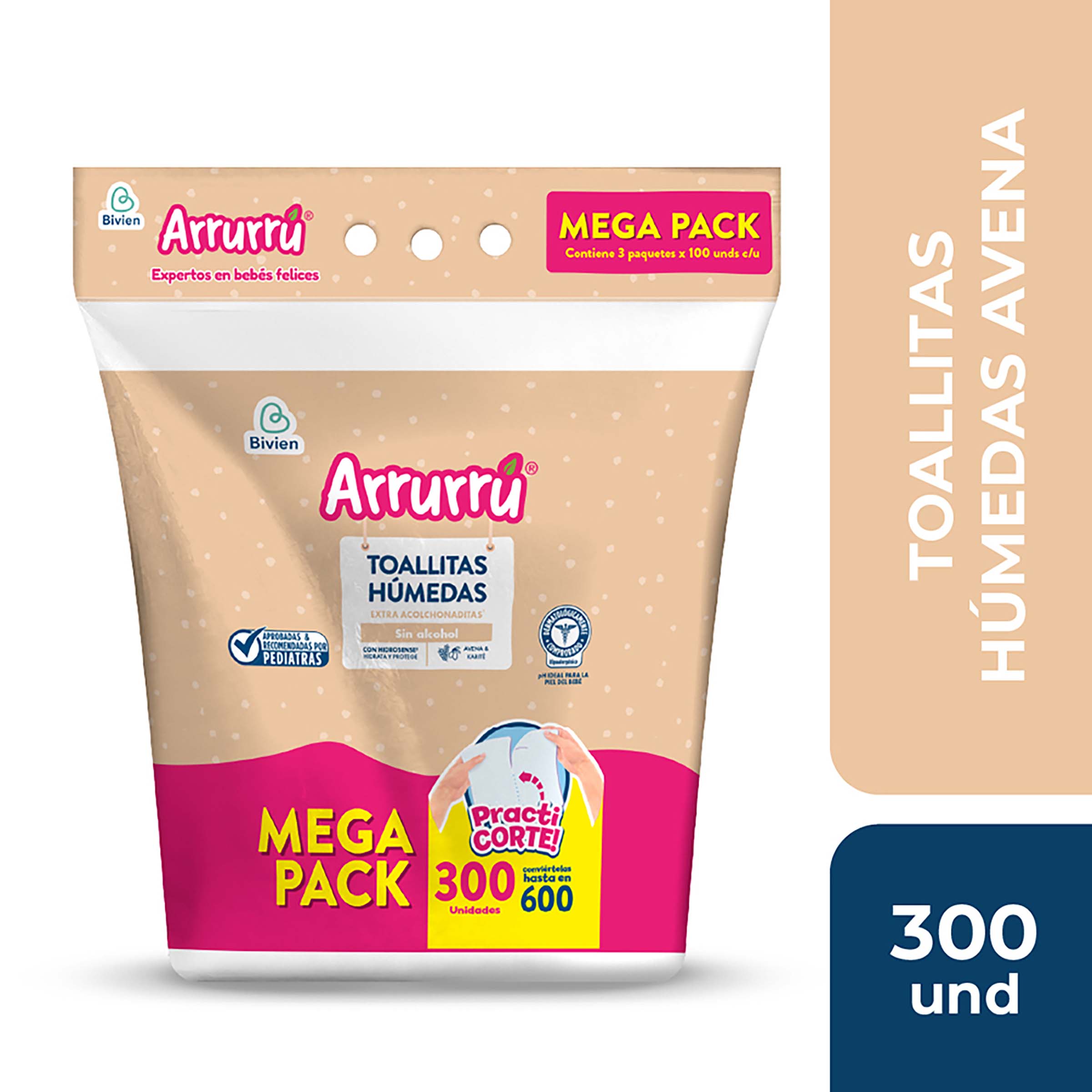 Toallita Humeda Arrurru Avena Katite