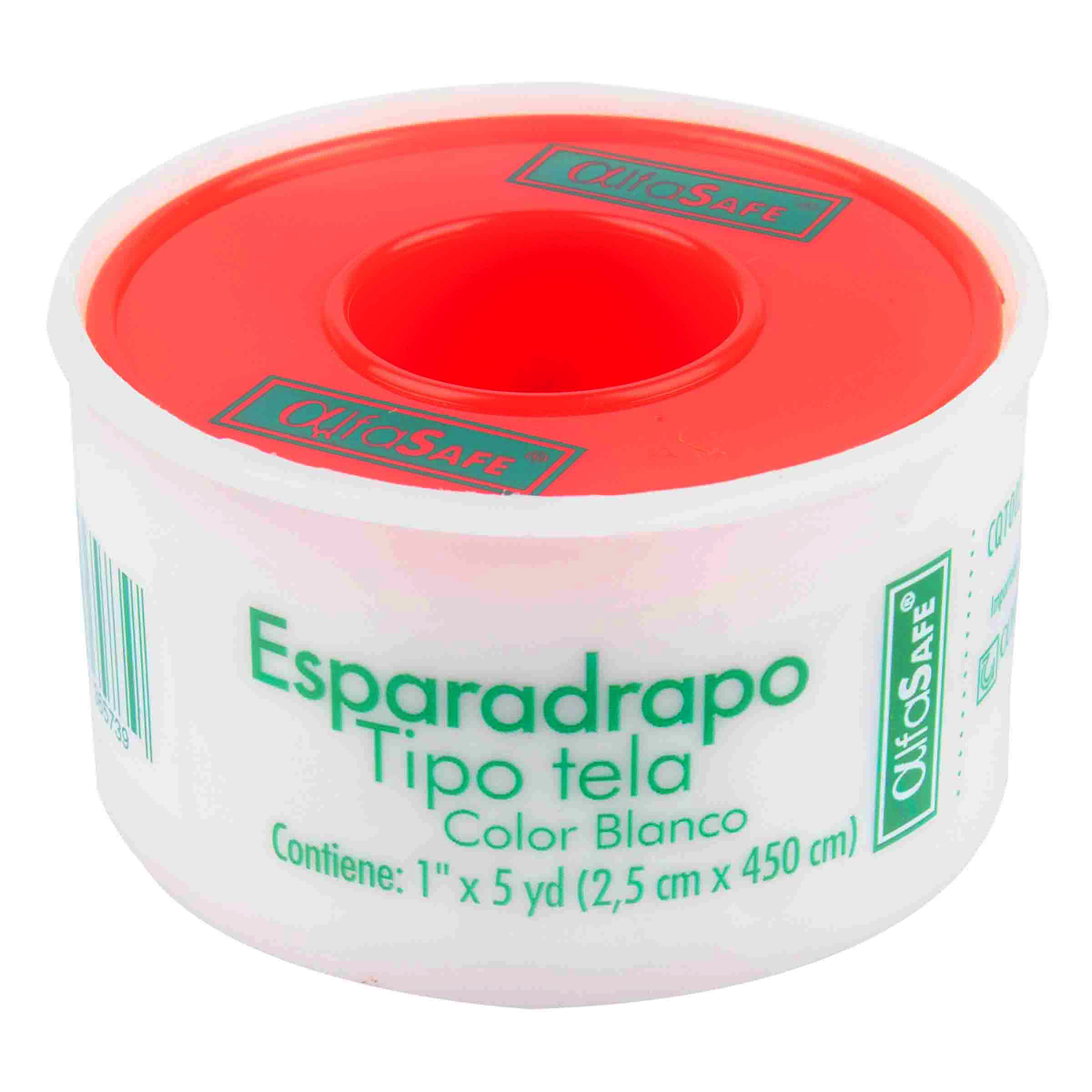 Esparadrapo Tela Alfa Blanco 1X5 Yardas