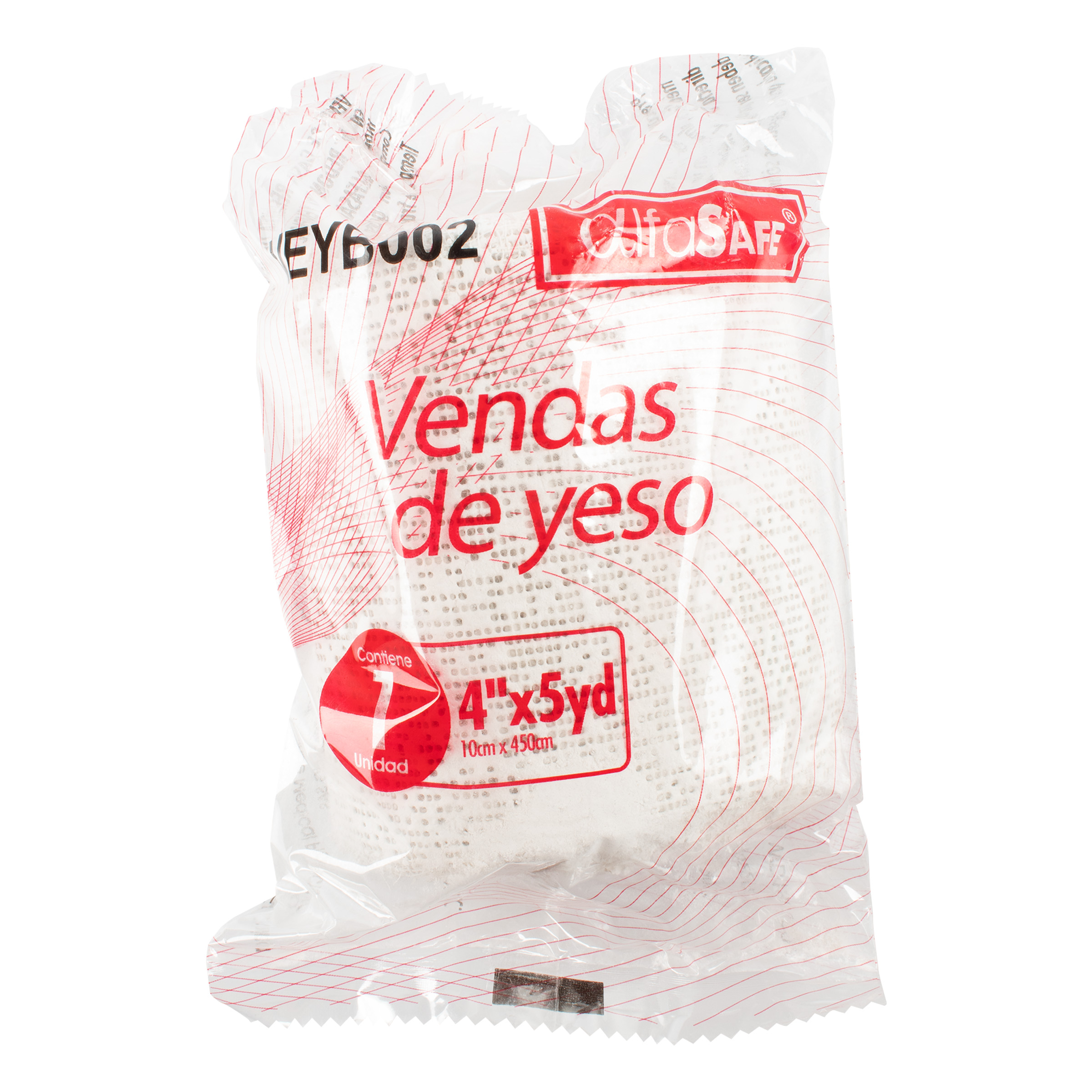 Venda De Yeso Alfasafe Blanca 4 X 5 Yardas