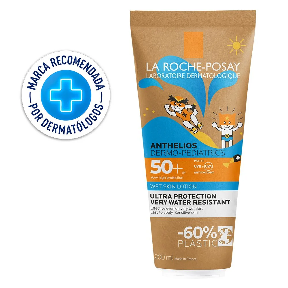 Protector Solar Anthelios Dermo Pediatrics Spf 50+ Locion Wet Skin La Roche-Posay