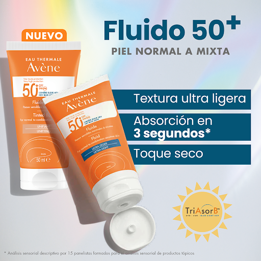 Protector Solar Avene Spf 50+ Fluido