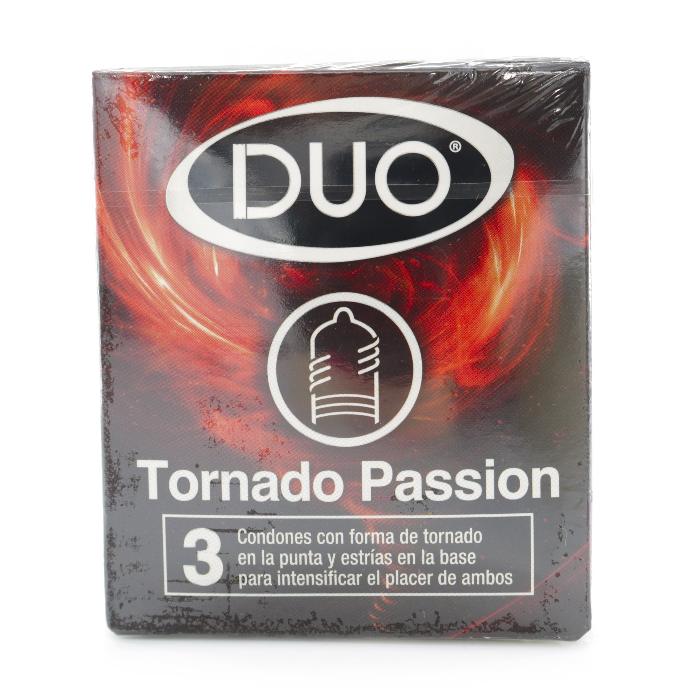 PRESERVATIVO DUO TORNADO PASSION 3 UNI