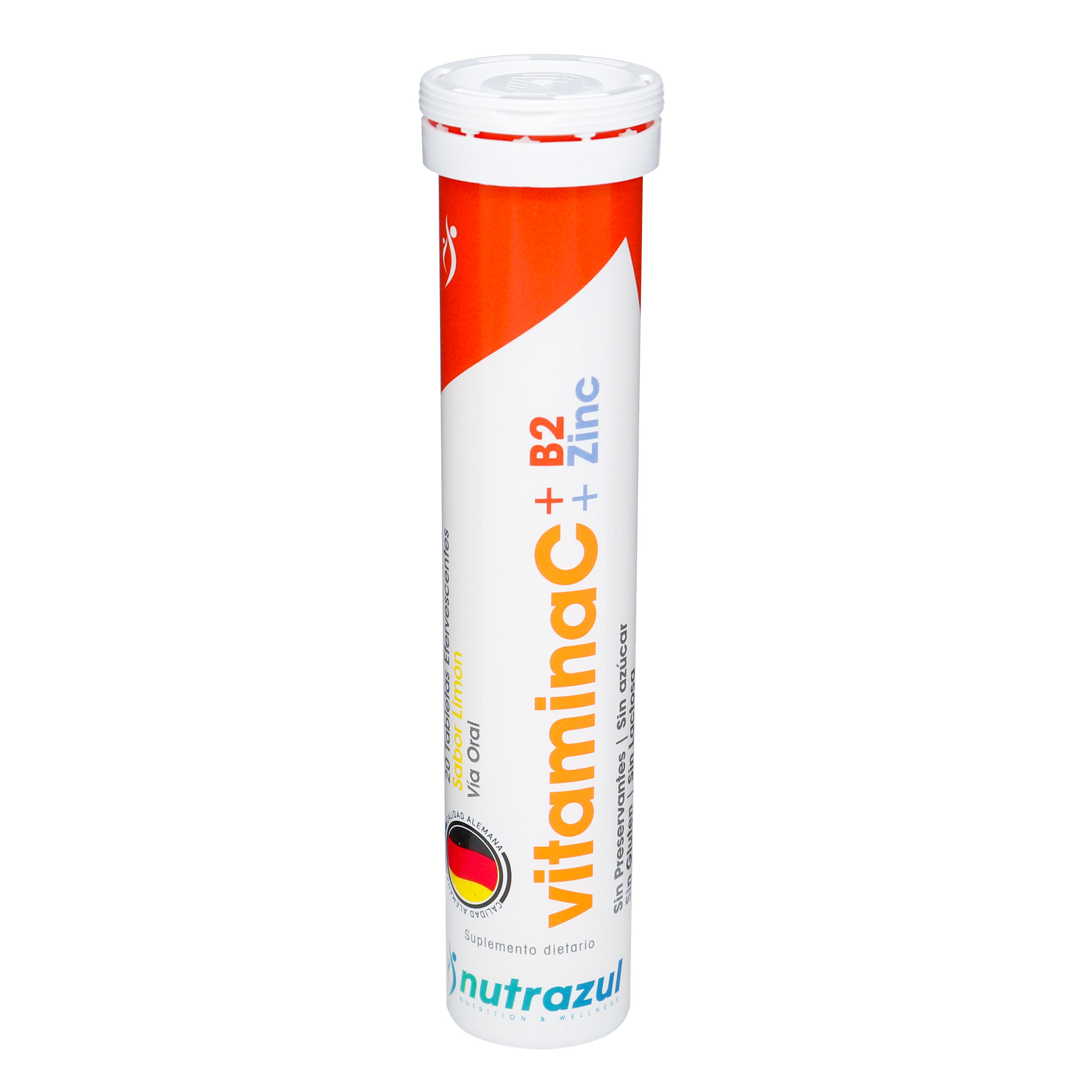 NUTRAZUL VITAMINA C+ZINC+B2 EFERVES 20 TAB