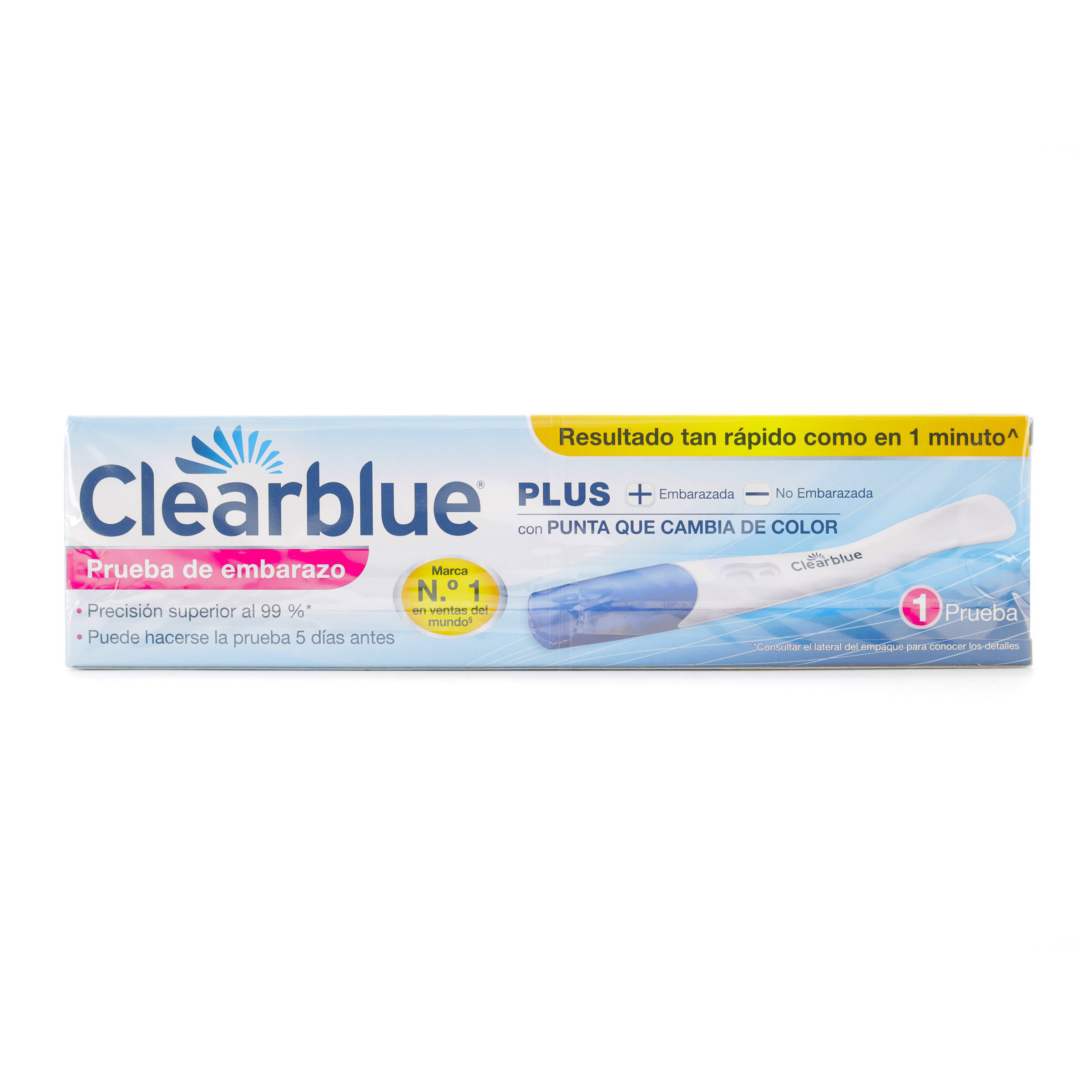 PRUEBA DE EMBARAZO CLEARBLUE PLUS NORMAL