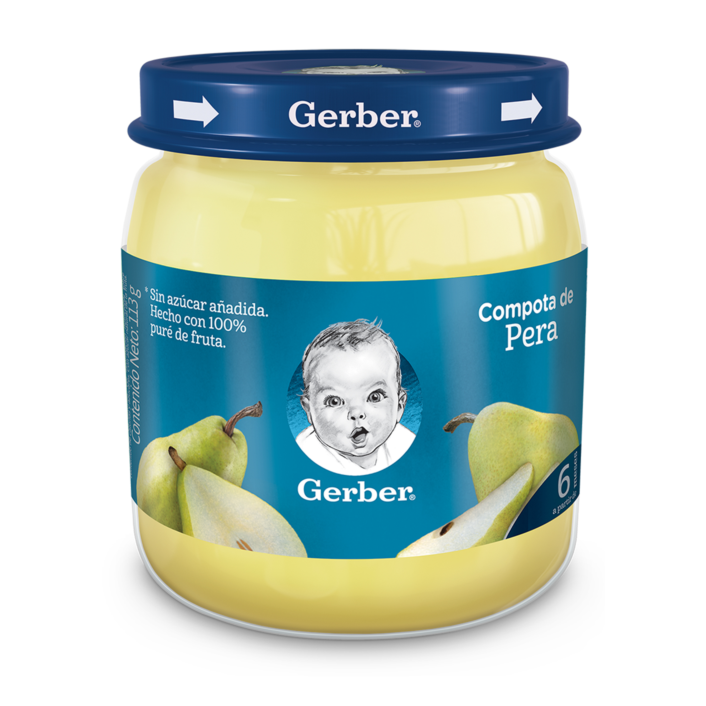 COMPOTA GERBER PERA 113 GR
