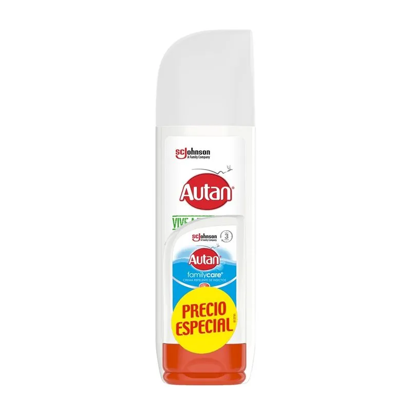 Repelente Autan Proteccion Spray 177 Ml + Repelente Family Care 60 Gr