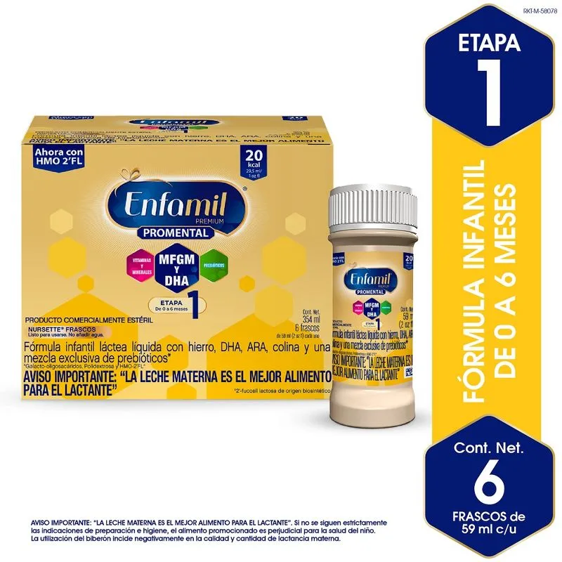 LECHE ENFAMIL LIQUIDA CAJ 6 UNI ETA 1