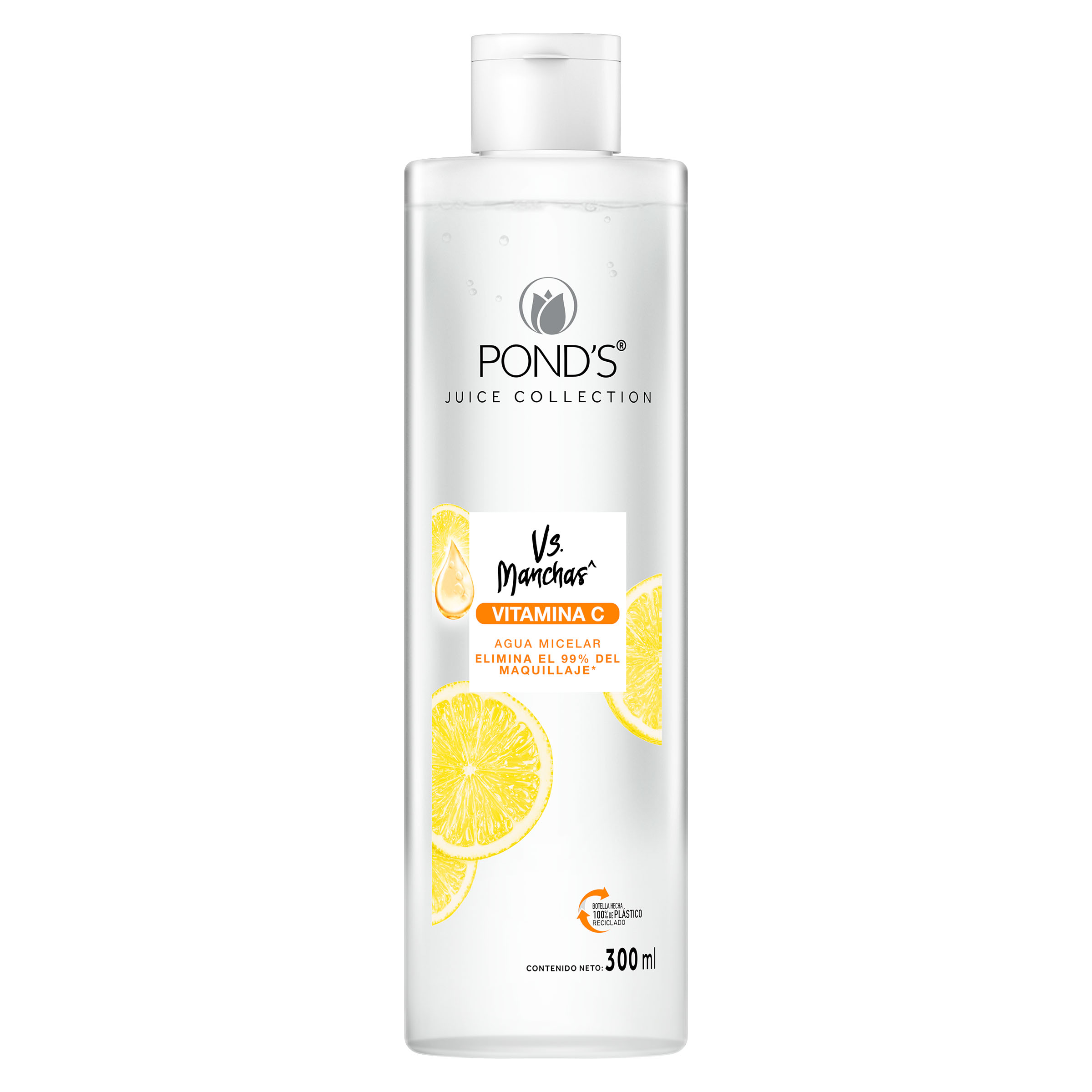 PONDS AGUA MICELAR VS MANCHAS FACIAL VITAMICA C 300 ML