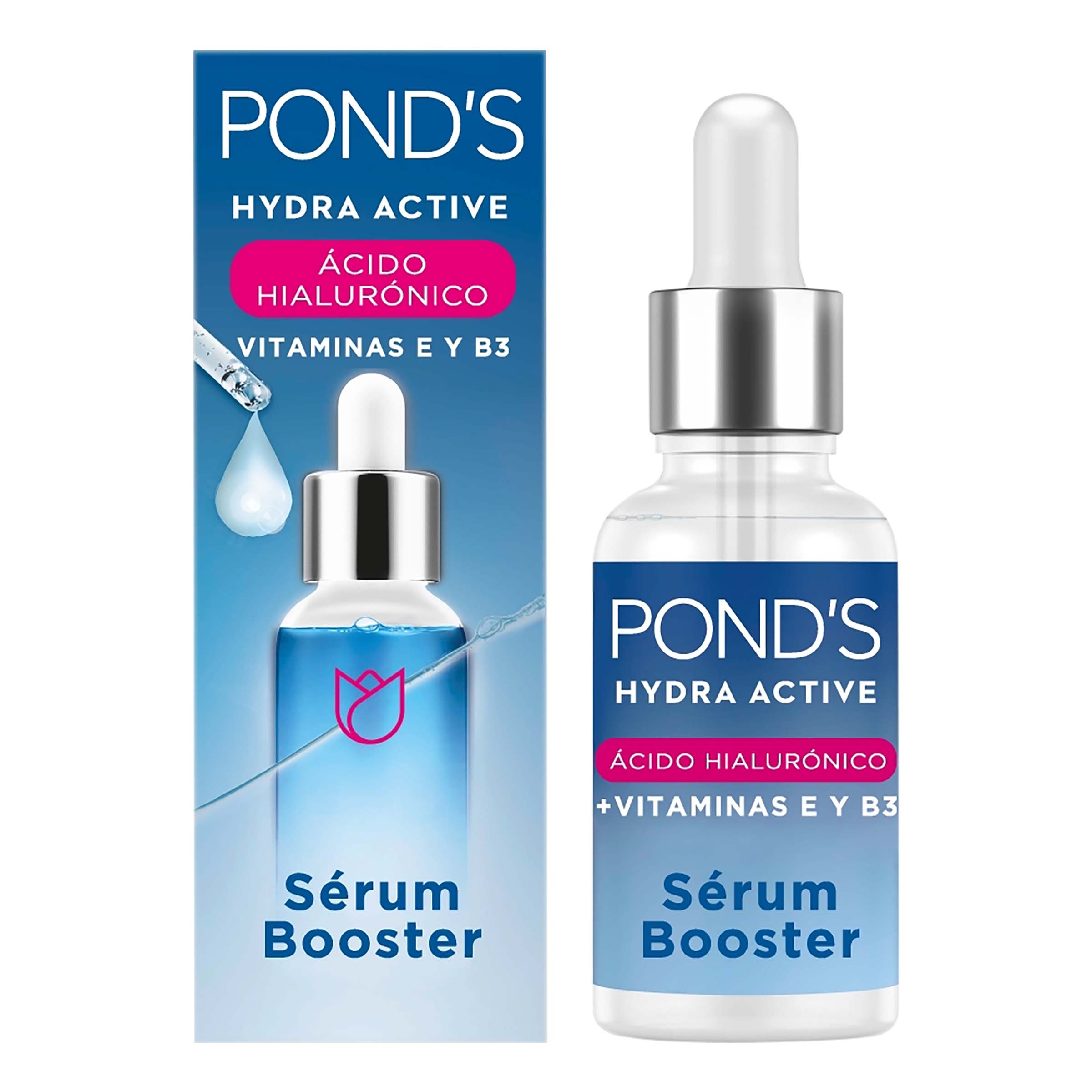 PONDS SERUM FACIAL HYDRA ACTIVE VITAMINA E Y B3 30 GR