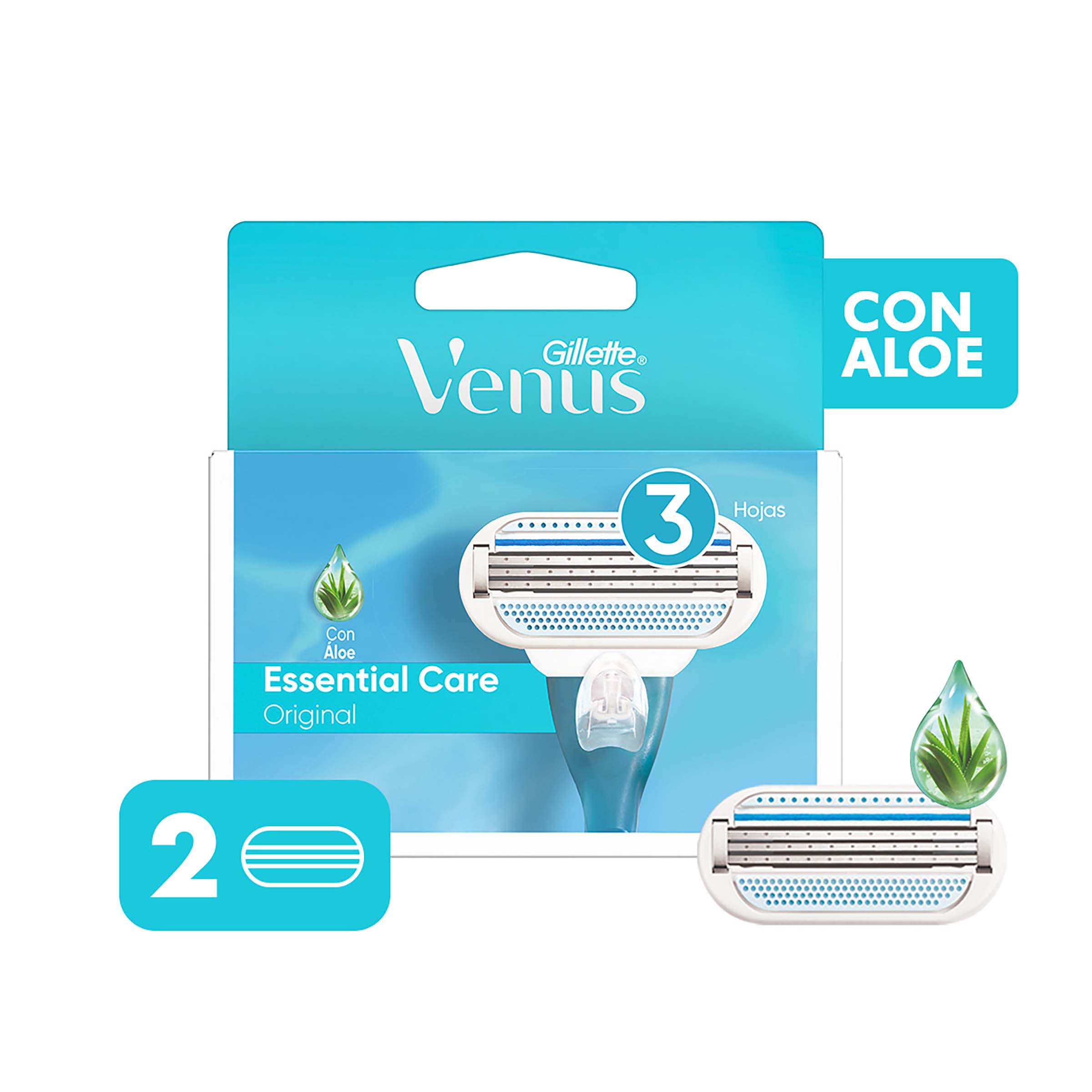 REPUESTO MAQUINA  AFEITAR VENUS 2 UN
