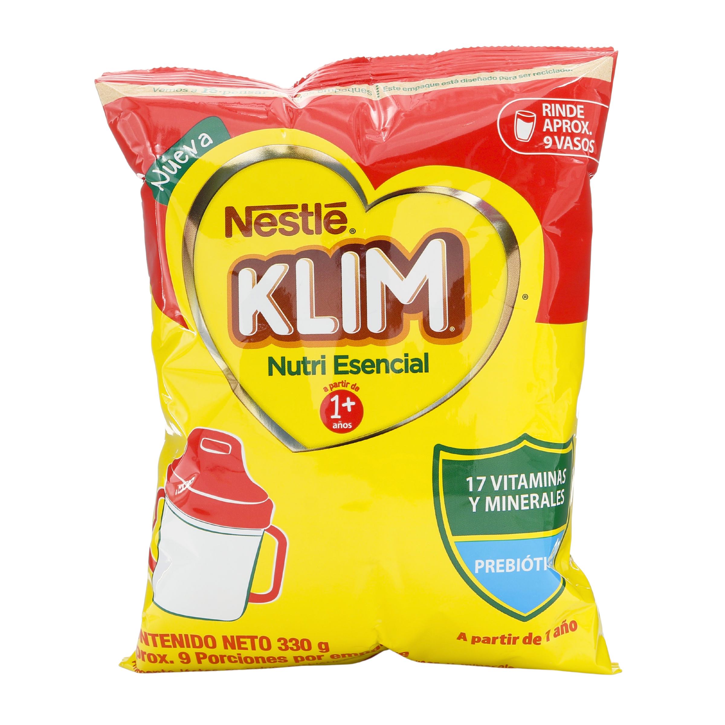 LECHE KLIM 1 + NUTRIESENCIAL BOLSA 330 GR