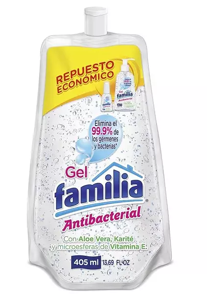 GEL ANTIBACTERIAL FAMILIA RESPUEST0 405
