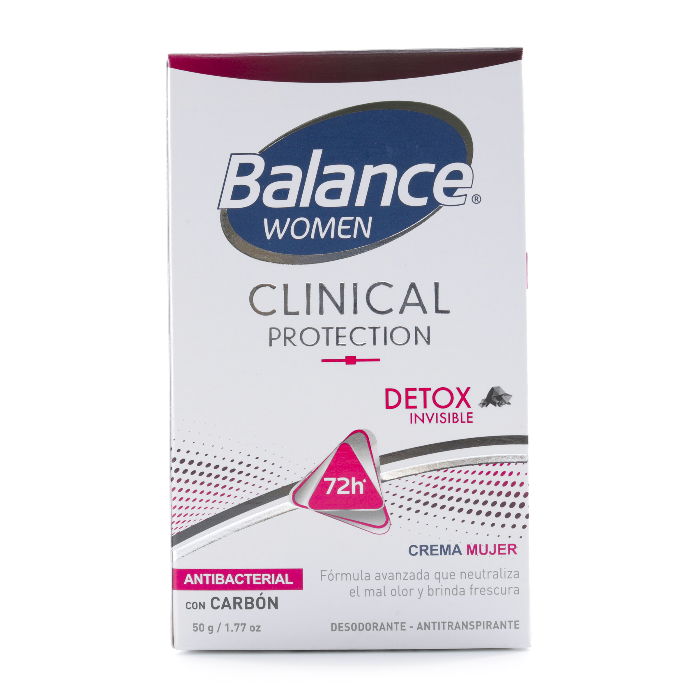 DESODORANTE BALANCE CLINICAL DETOX CREMA 50 GR M