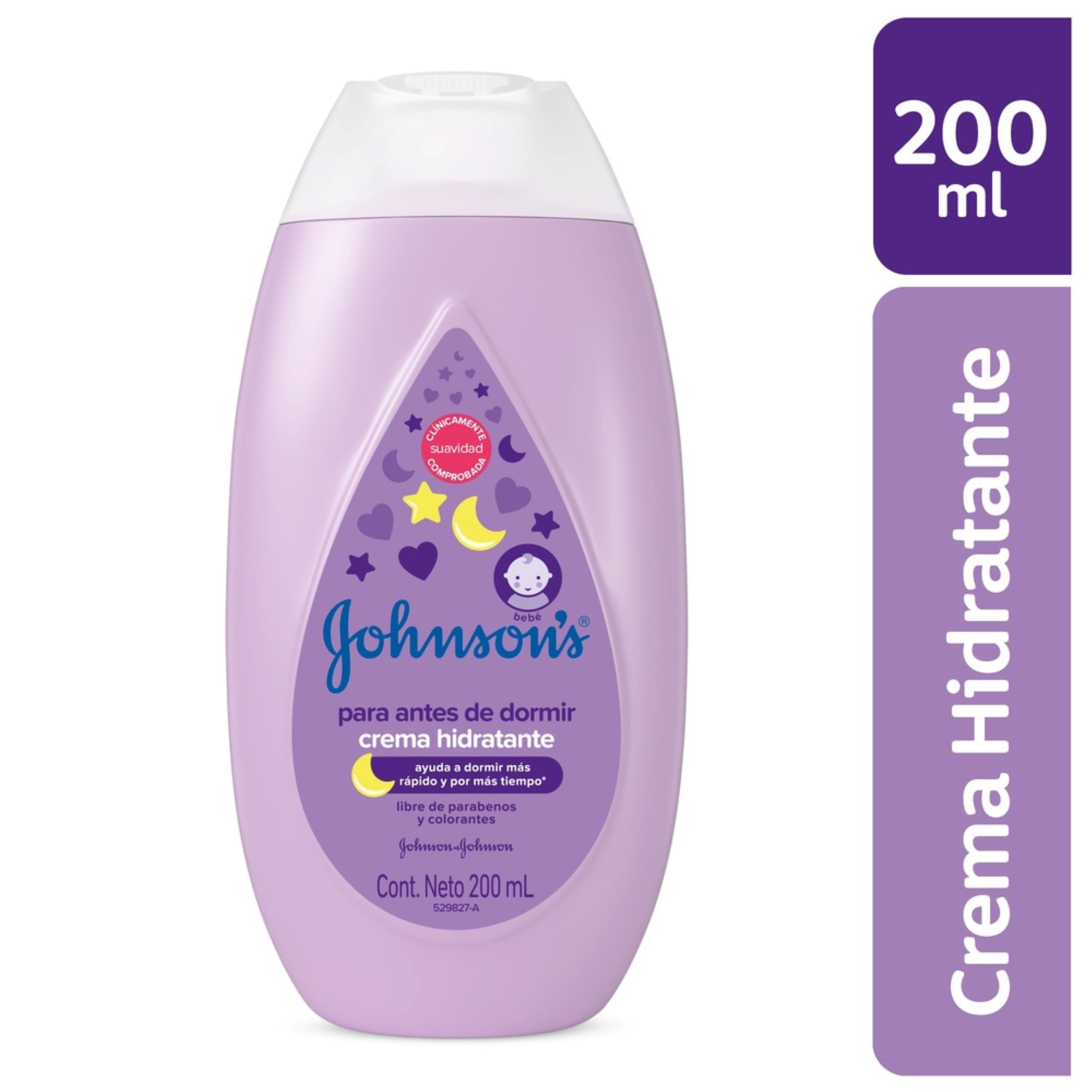 CREMA JOHNSON'S  BABY ANTES/DORMIR 200 ML