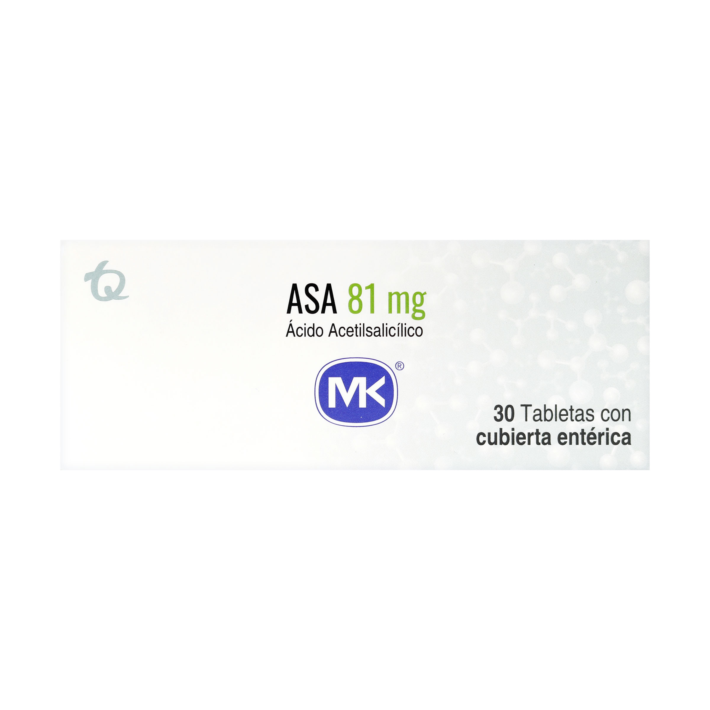 ASA 81 MG 30 TAB MK
