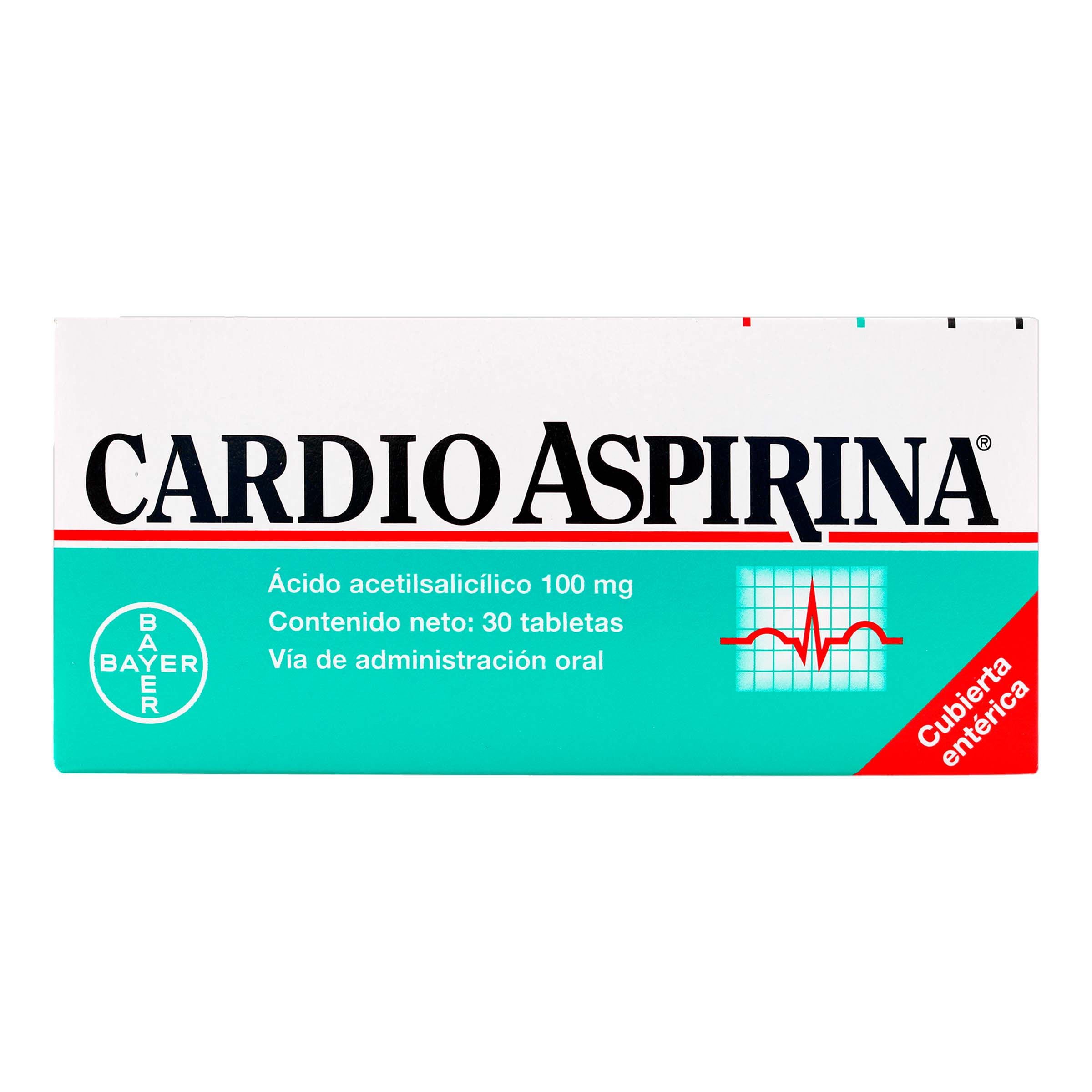 CARDIOASPIRINA 100 MG 30 TABLETAS