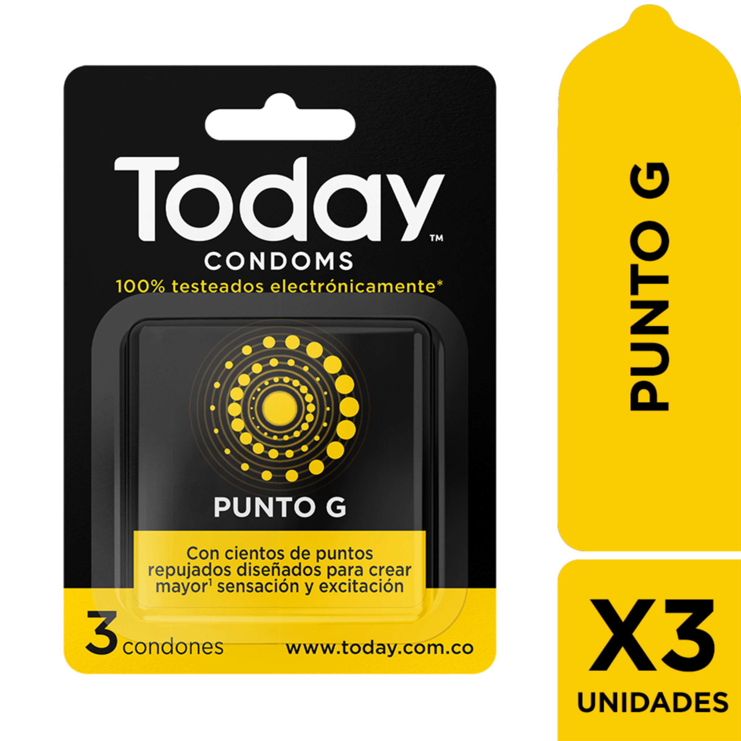 PRESERVATIVO  TODAY 3 UNI PUNTO G