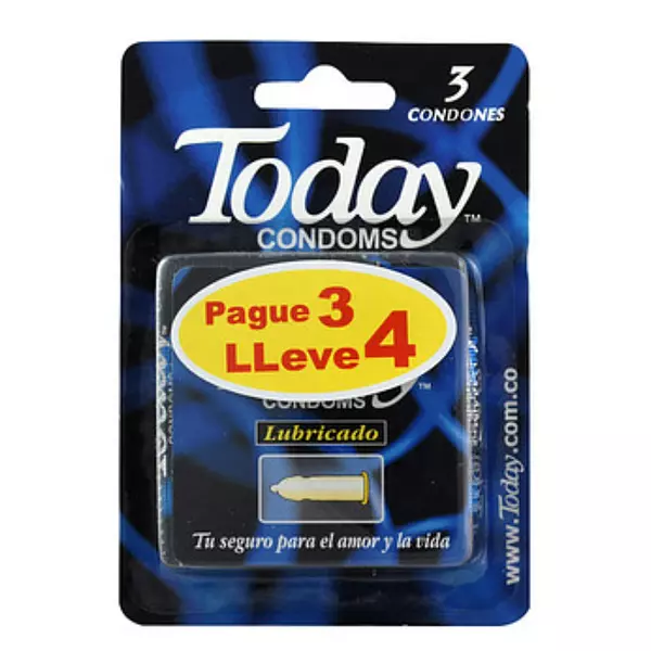 PRESERVATIVO  TODAY LUBRICADO PG 3 LL 4