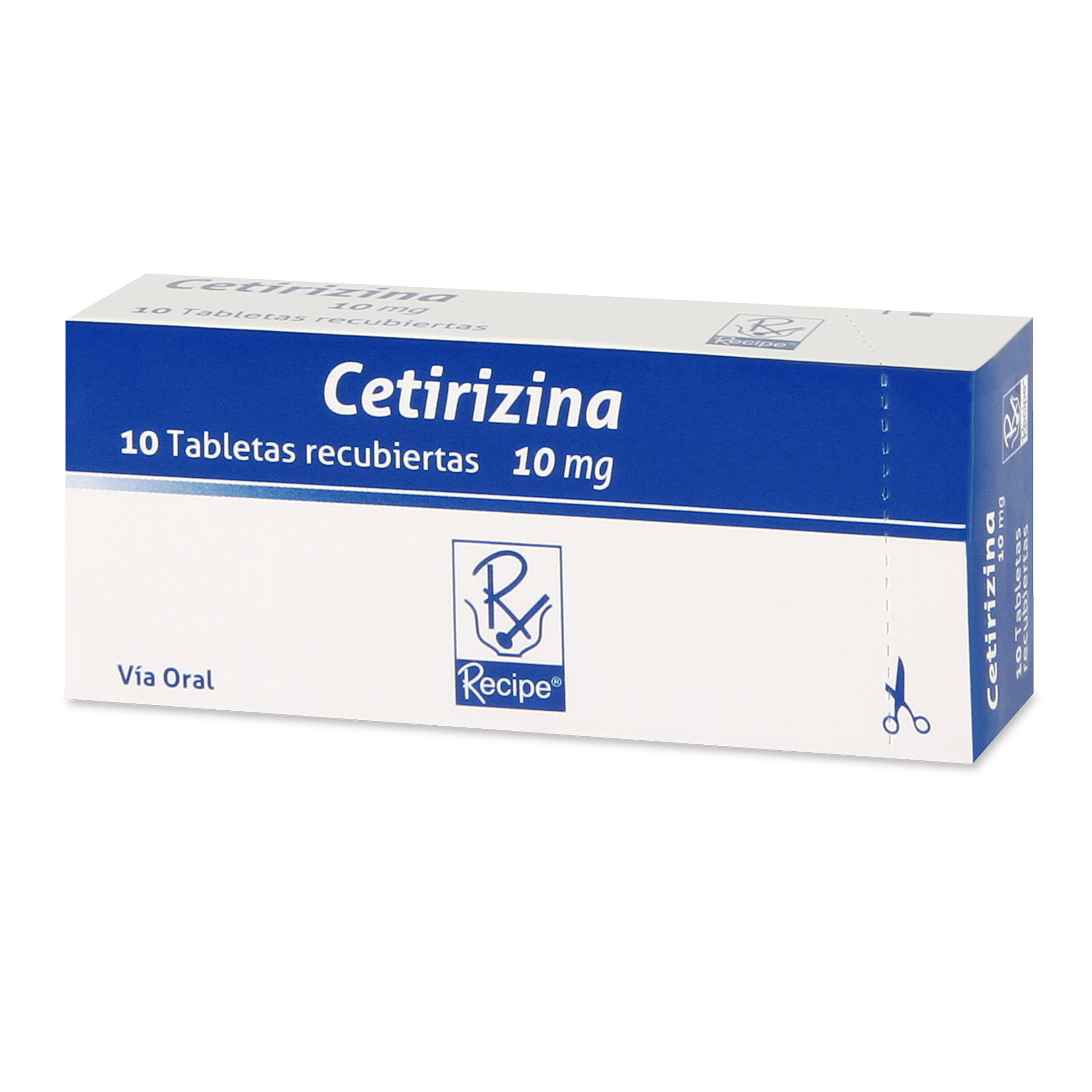 Cetirizina 10 Mg Tabletas Recubiertas