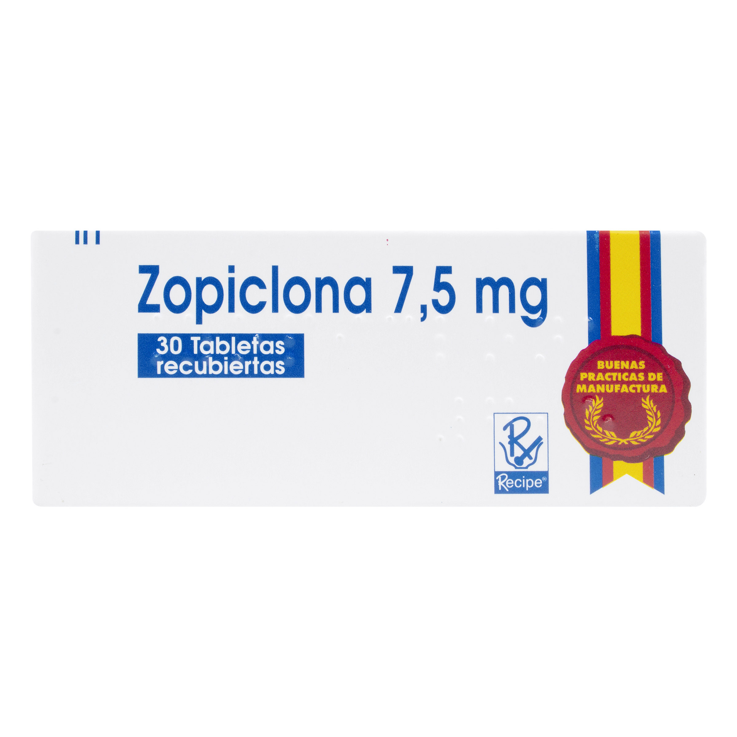 Zopiclona 7.5 Tabletas Recubiertas