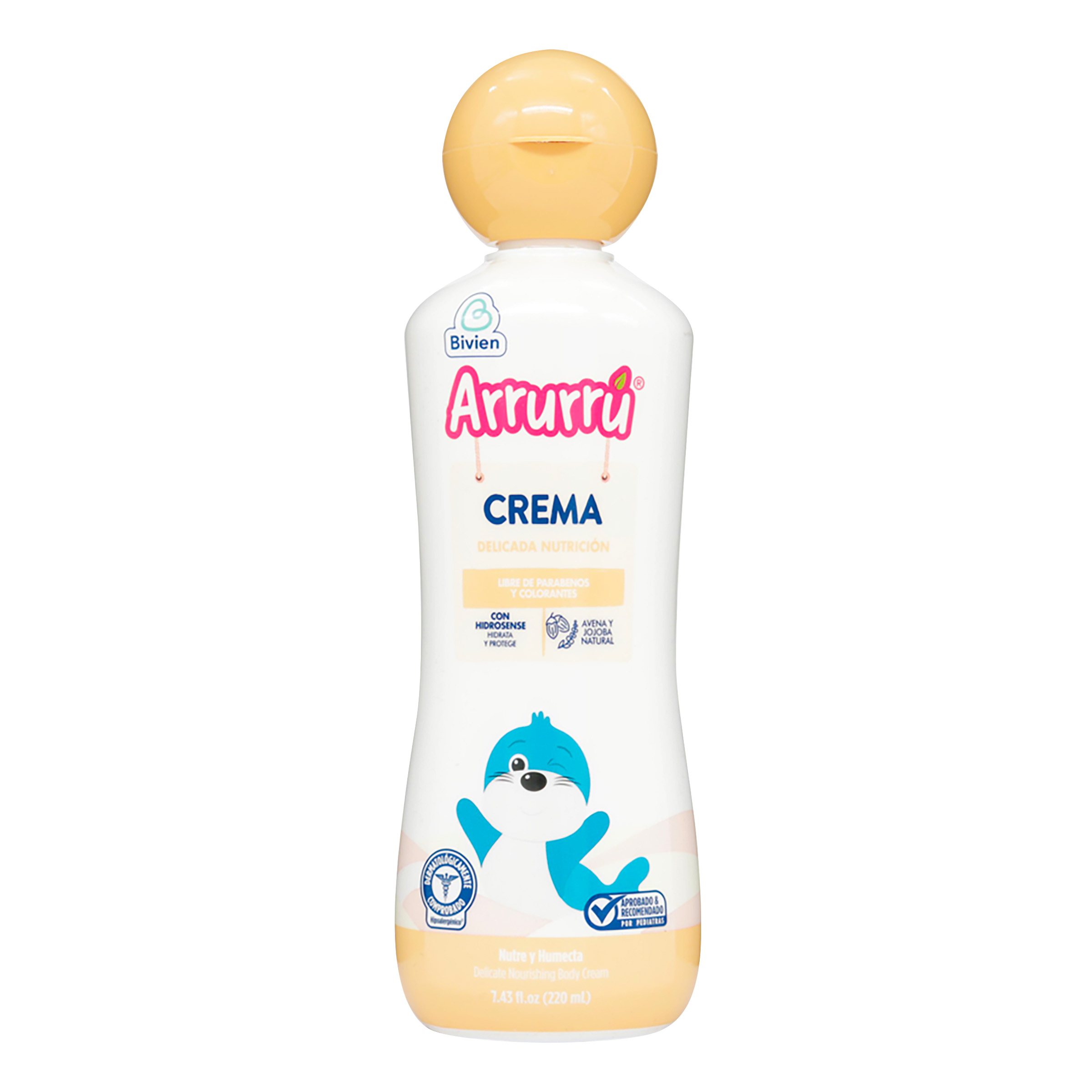 CREMA ARRURU NATURALS HUMECT AVENA 220 ML