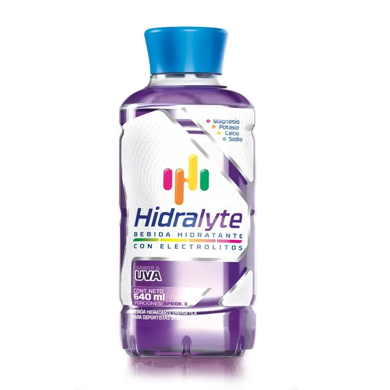 HIDRALYTE  640 ML UVA