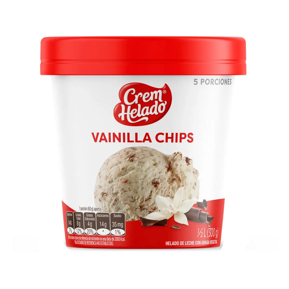 VASO HELADO VAINILLA CHIP 300 GR