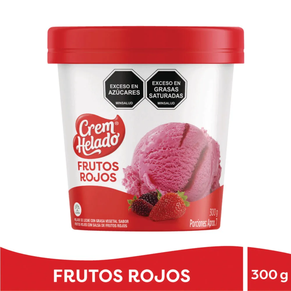 VASO HELADO TRAD FRUTOS ROJOS 300 GR