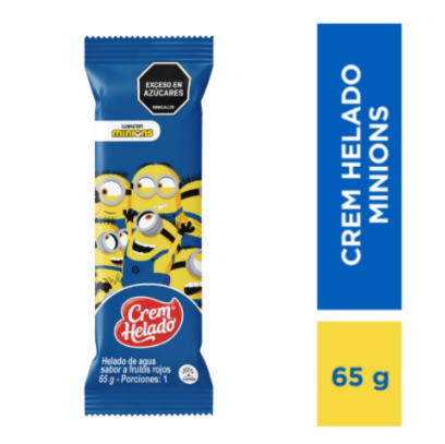PALETA MINIONS 65 GR X 20 UNI