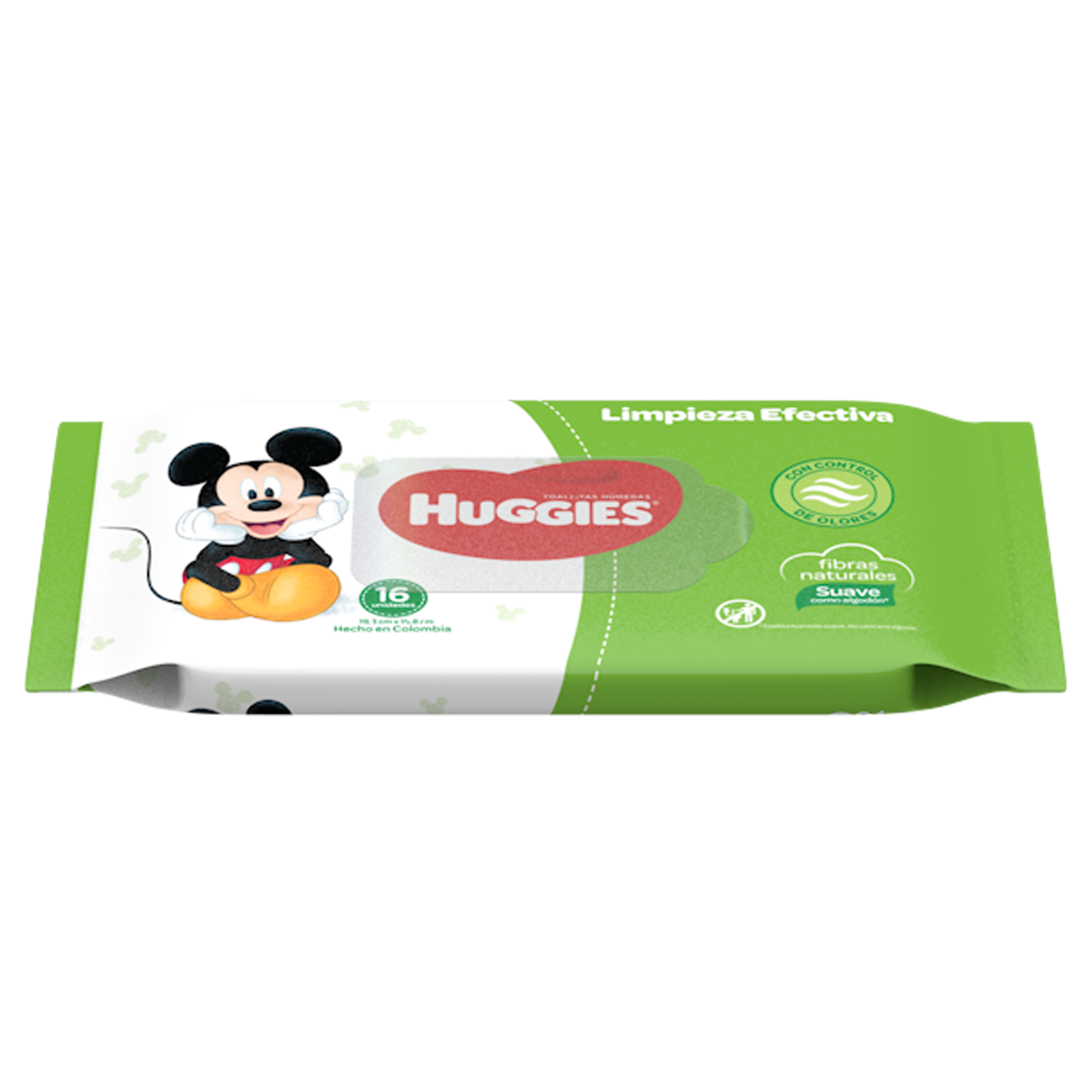 TOALLITAS HUMEDAS  HUGGIES LIMPIEZA EFECTIVA 16 UNI