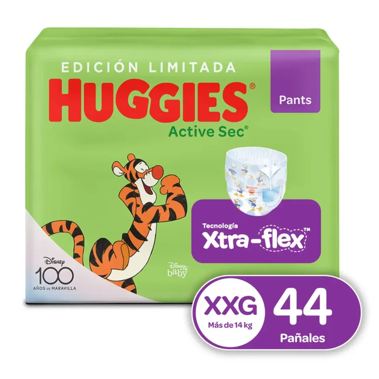 PAÑAL HUGGIES ACTIV SEC PANST ETAPA 5 XXG 44 U