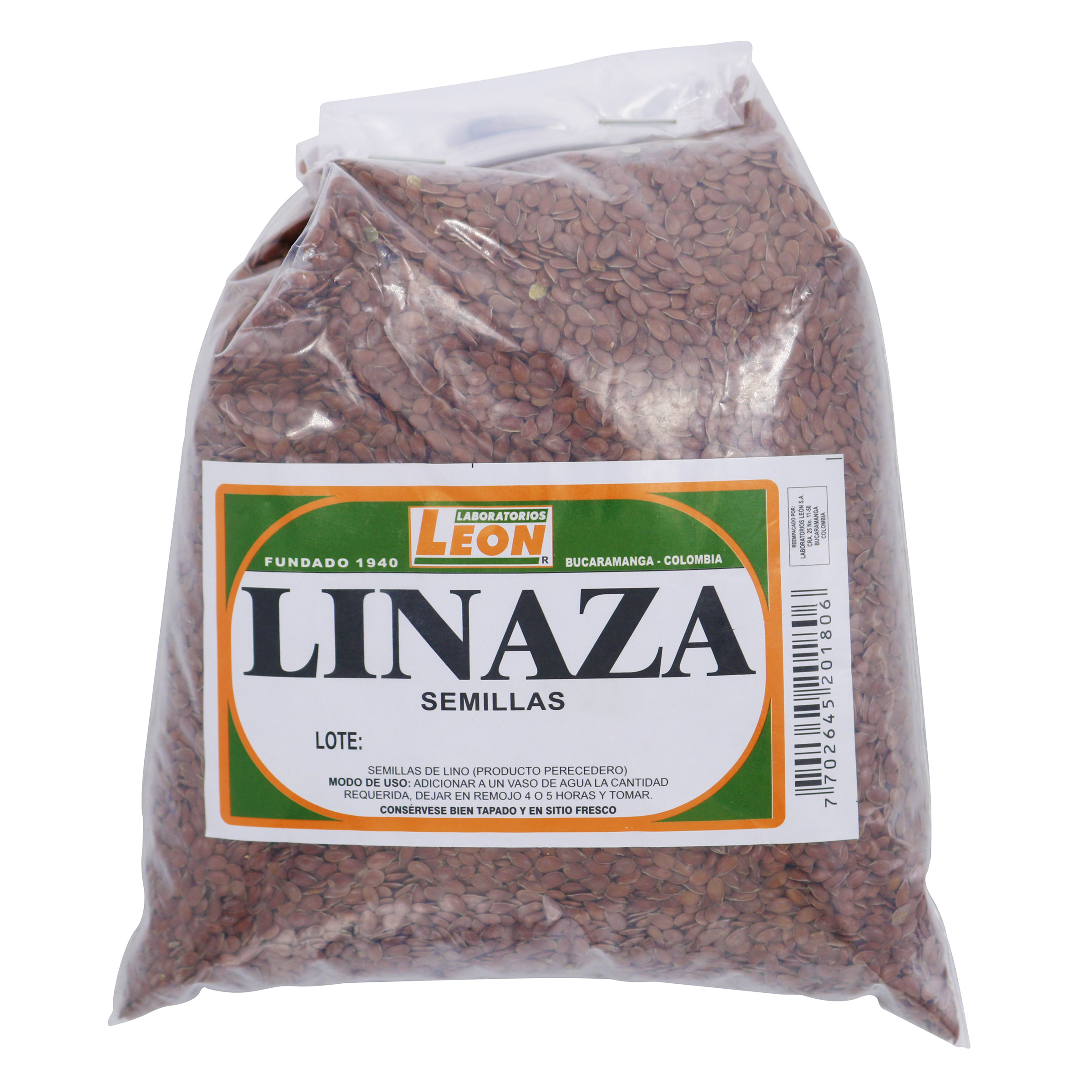 LINAZA EN PEPA 500 GR LEON