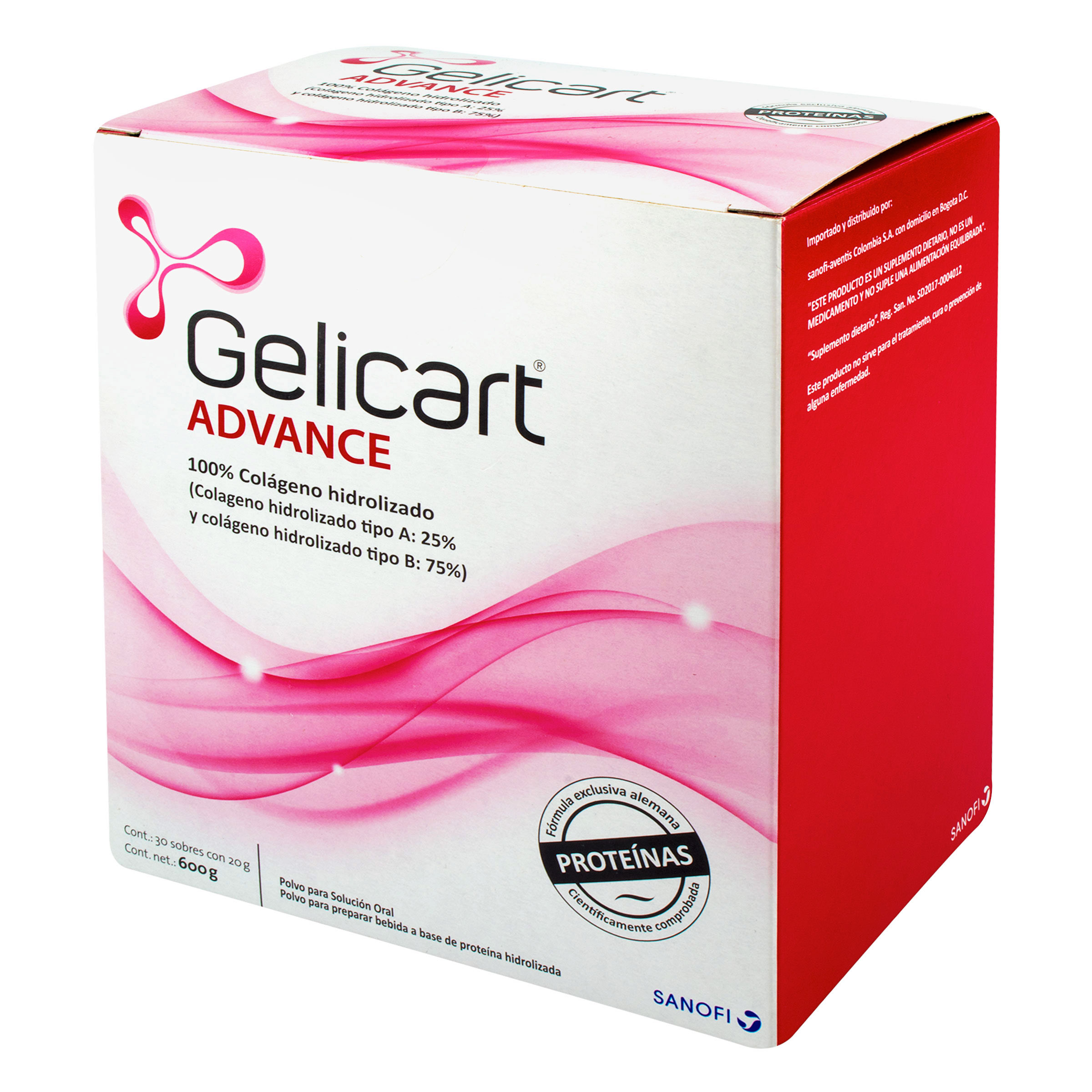 GELICART ADVANCE POLVO 30 SOBRES