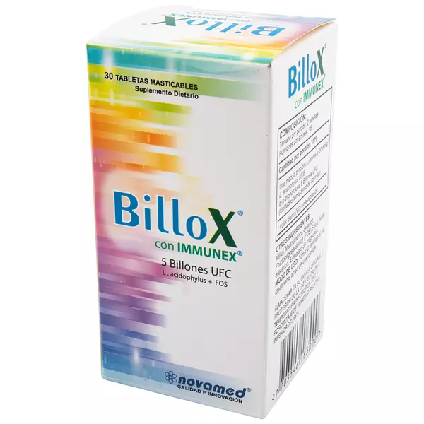 BILLOX 30 TAB MASTICABLES