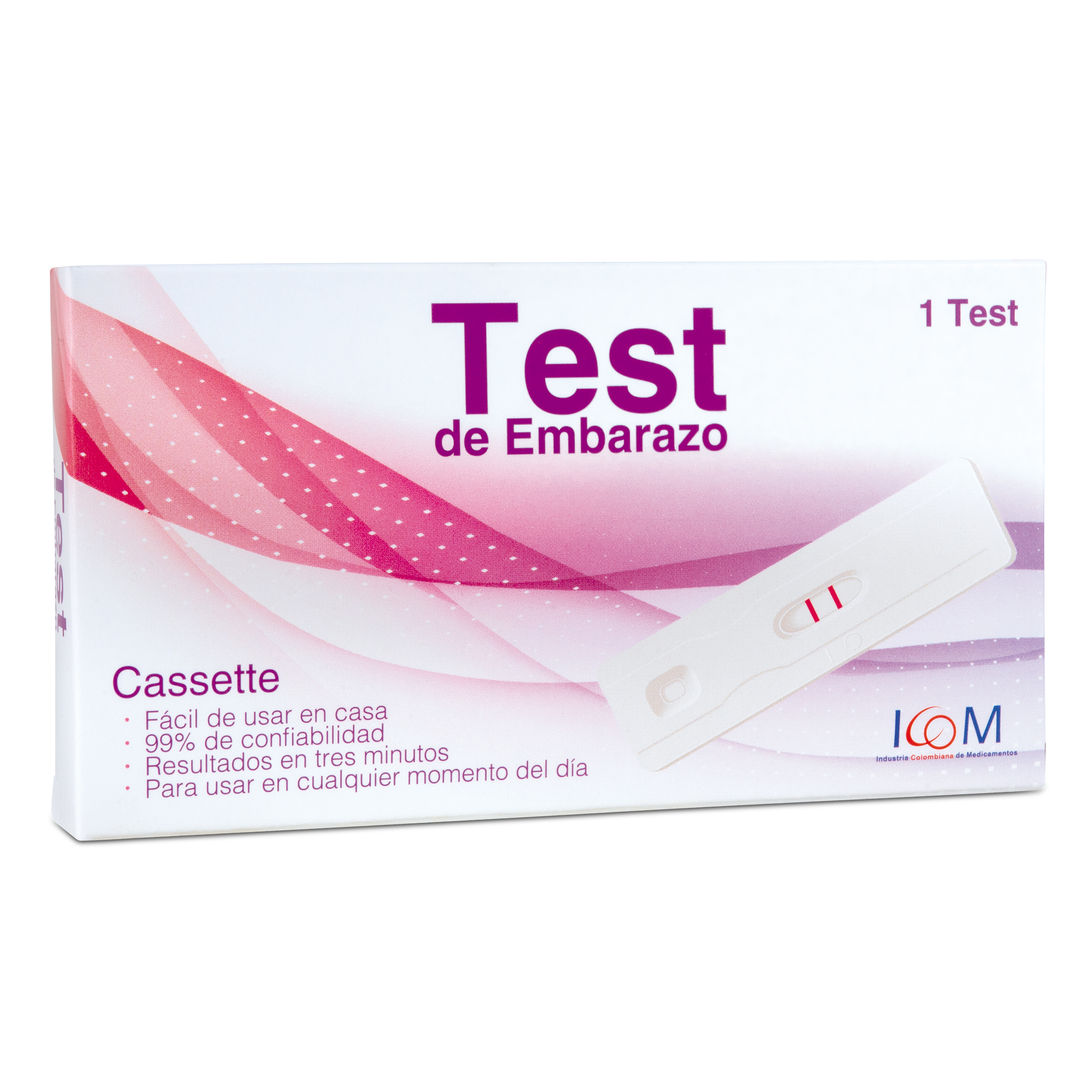 TEST DE EMBARAZO CASSETE ICOM