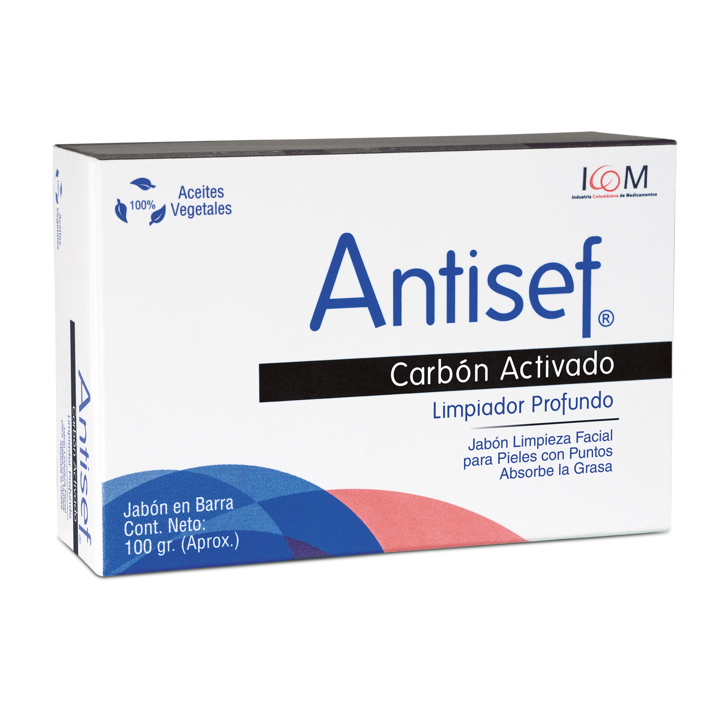 JABON ANTIACNE ANTISEF CARBON ICOM