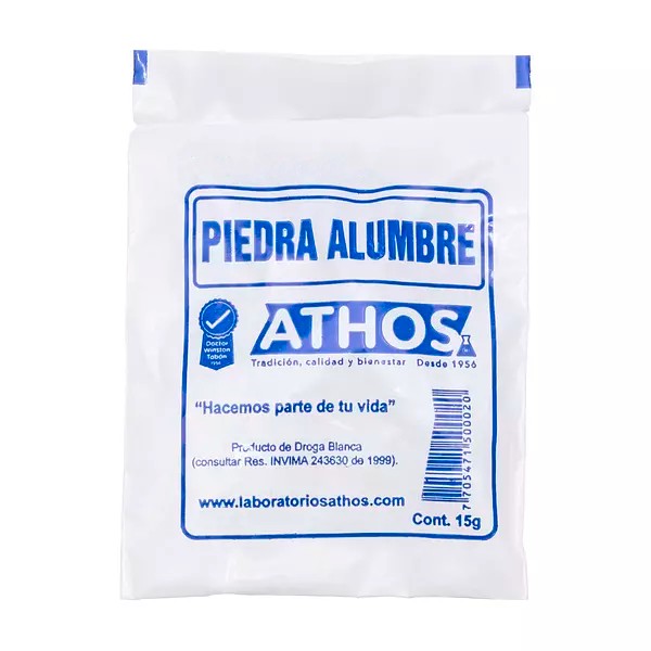 PIEDRA ALUMBRE 15 GR  ATHOS