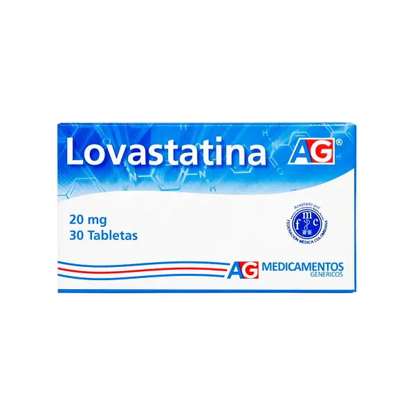 LOVASTATINA 20 MG 30 TABAG