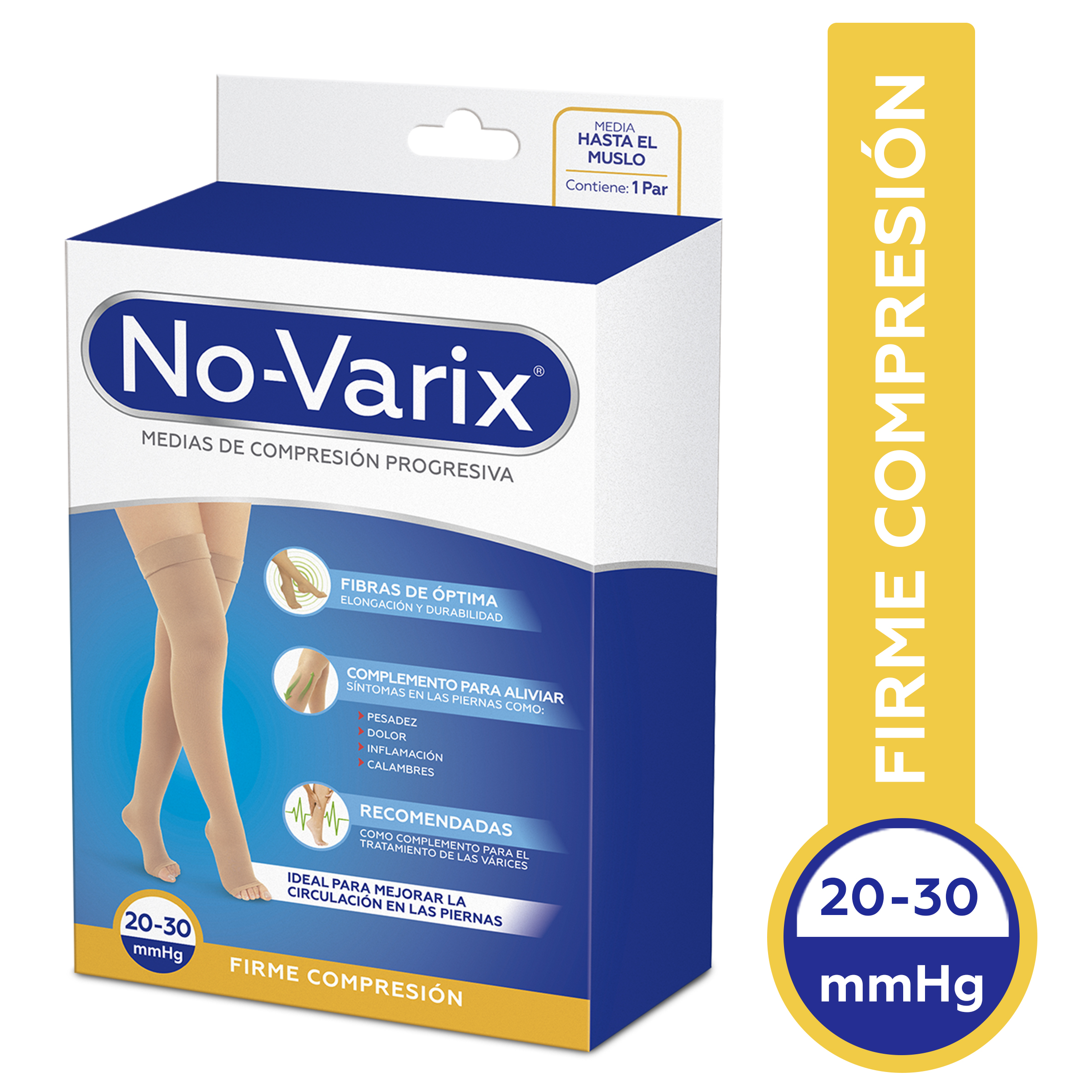 MEDIA NOVARIX UNISEX 20-30 BEIGE TALLA L