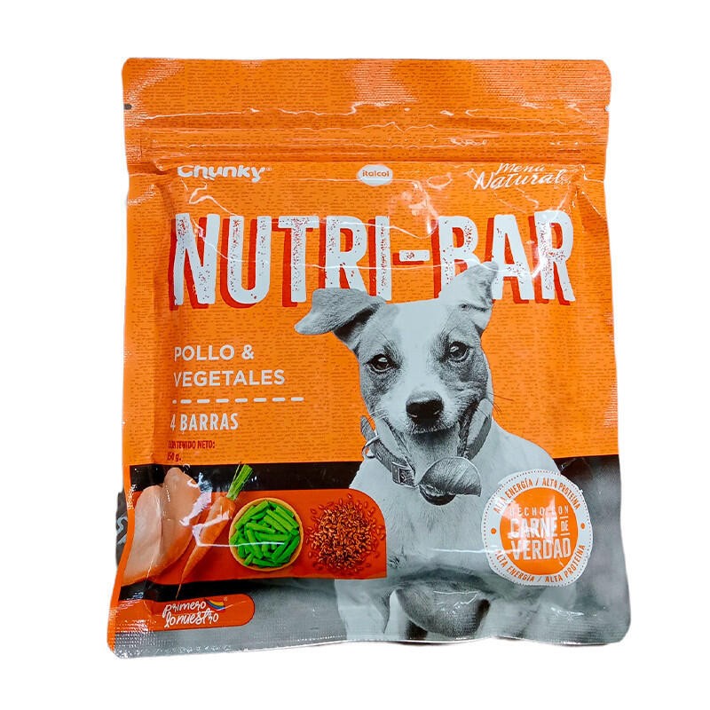 CHUNKY NUTRI-BAR SOBRES SURTIDO 150 GR