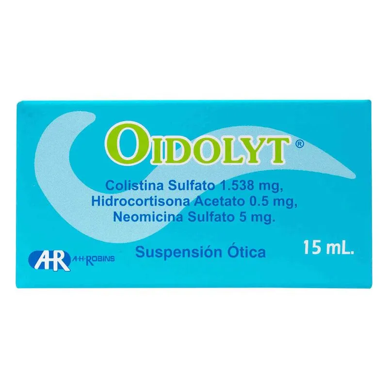 OIDOLYT FCO OTICA 15 ML COLISTINA HIDROCORTISINA NEOMICINA