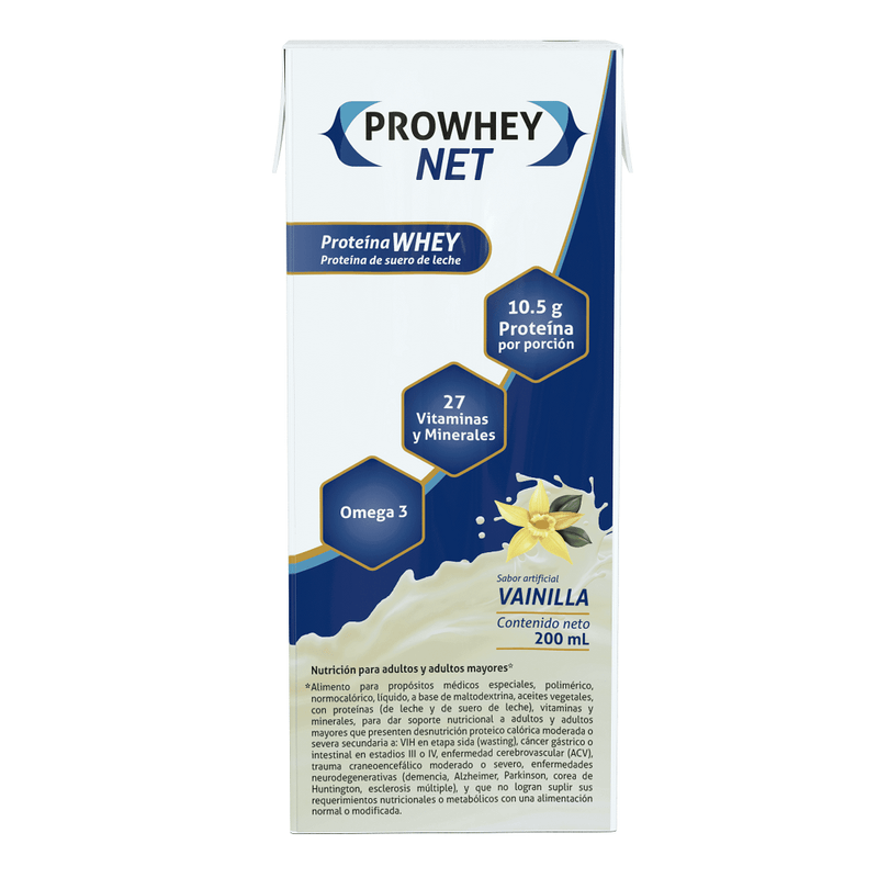 PROWHEY NET LIQ VAINILA 200 ML