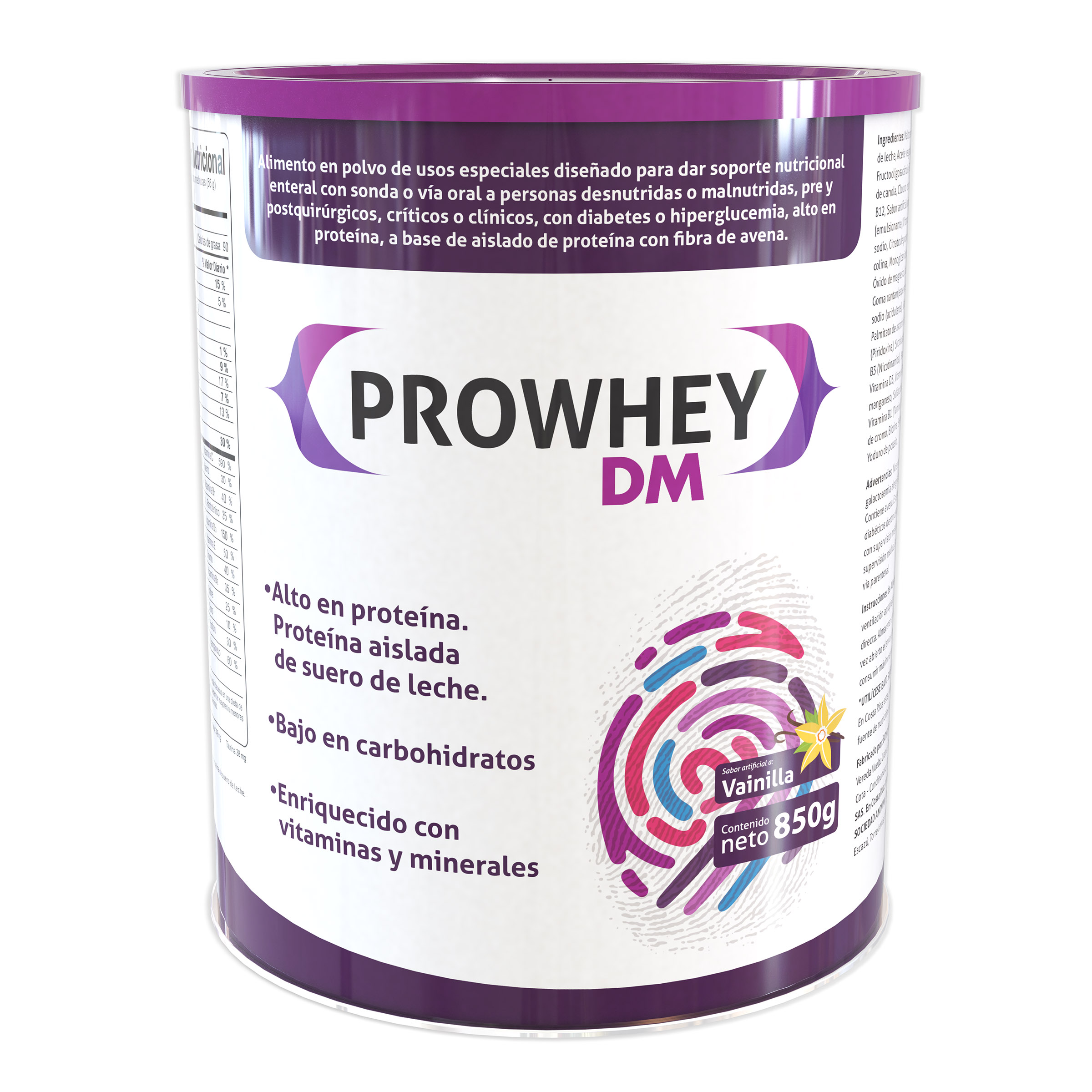 Prowhey DM ( Diabeticos ) Sabor Vainilla
