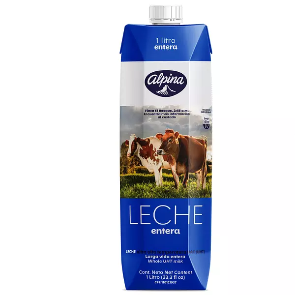 LECHE ALPINA ENTERA 1000 ML