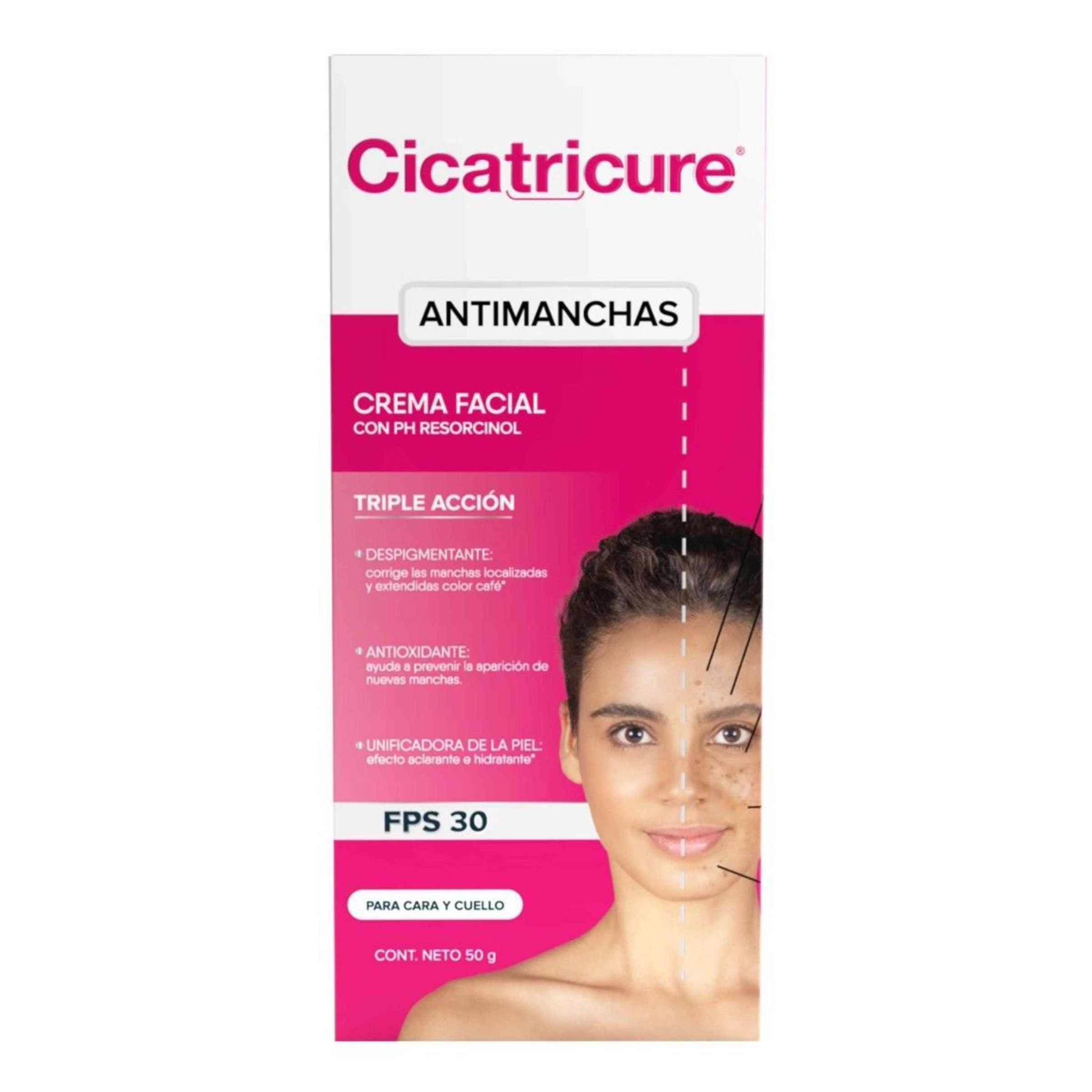 CICATRICURE CREMA DIA ANTI MANCHAS 50 GR