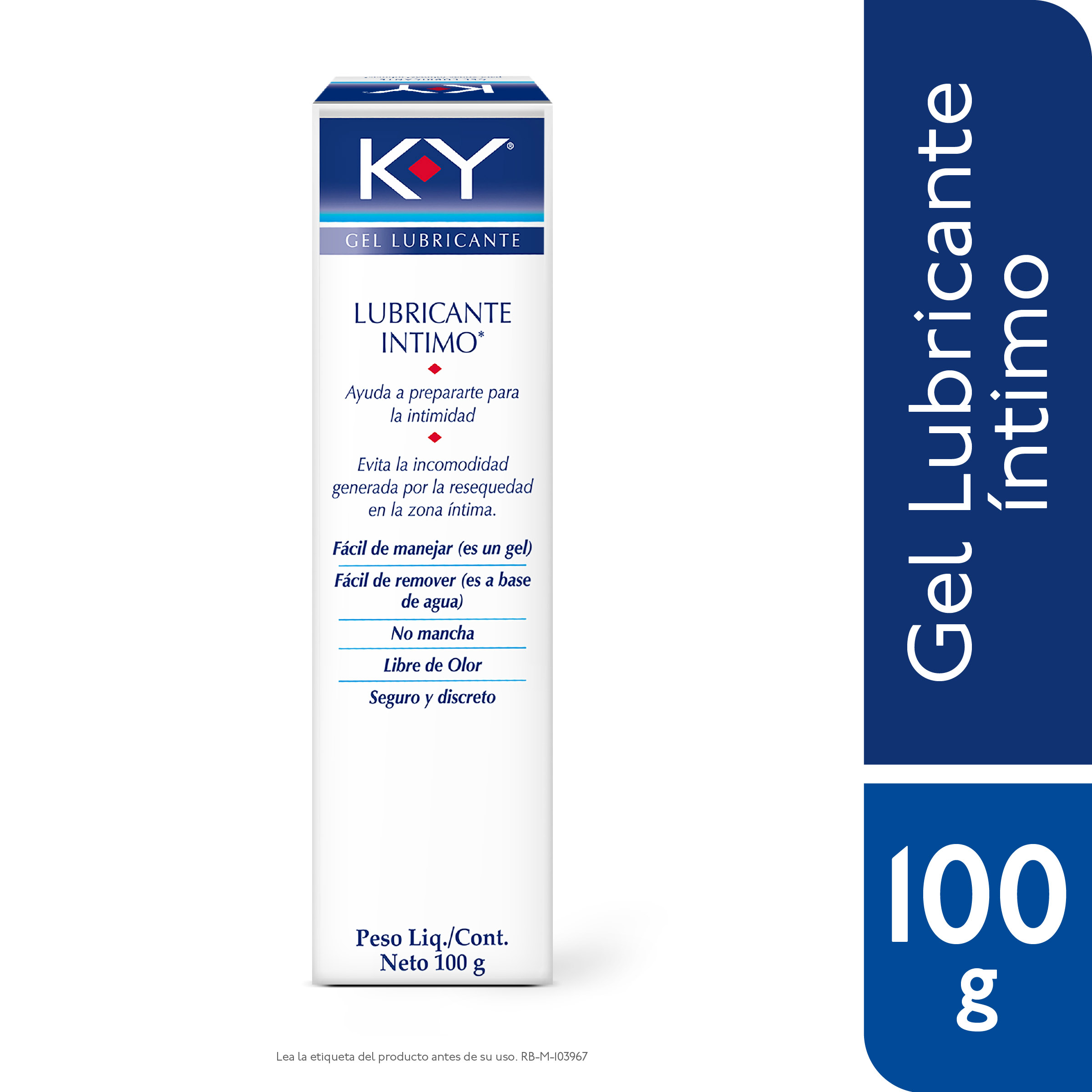 LUBRICANTE INTIMO K-Y GEL 100 GR